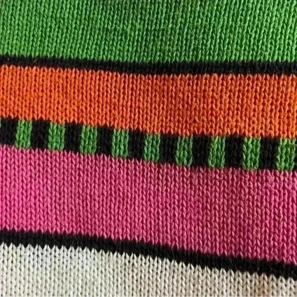 Vtg 90s Best American Clothing Co Multicolored Sweater - Medium - Picture 8 of 8